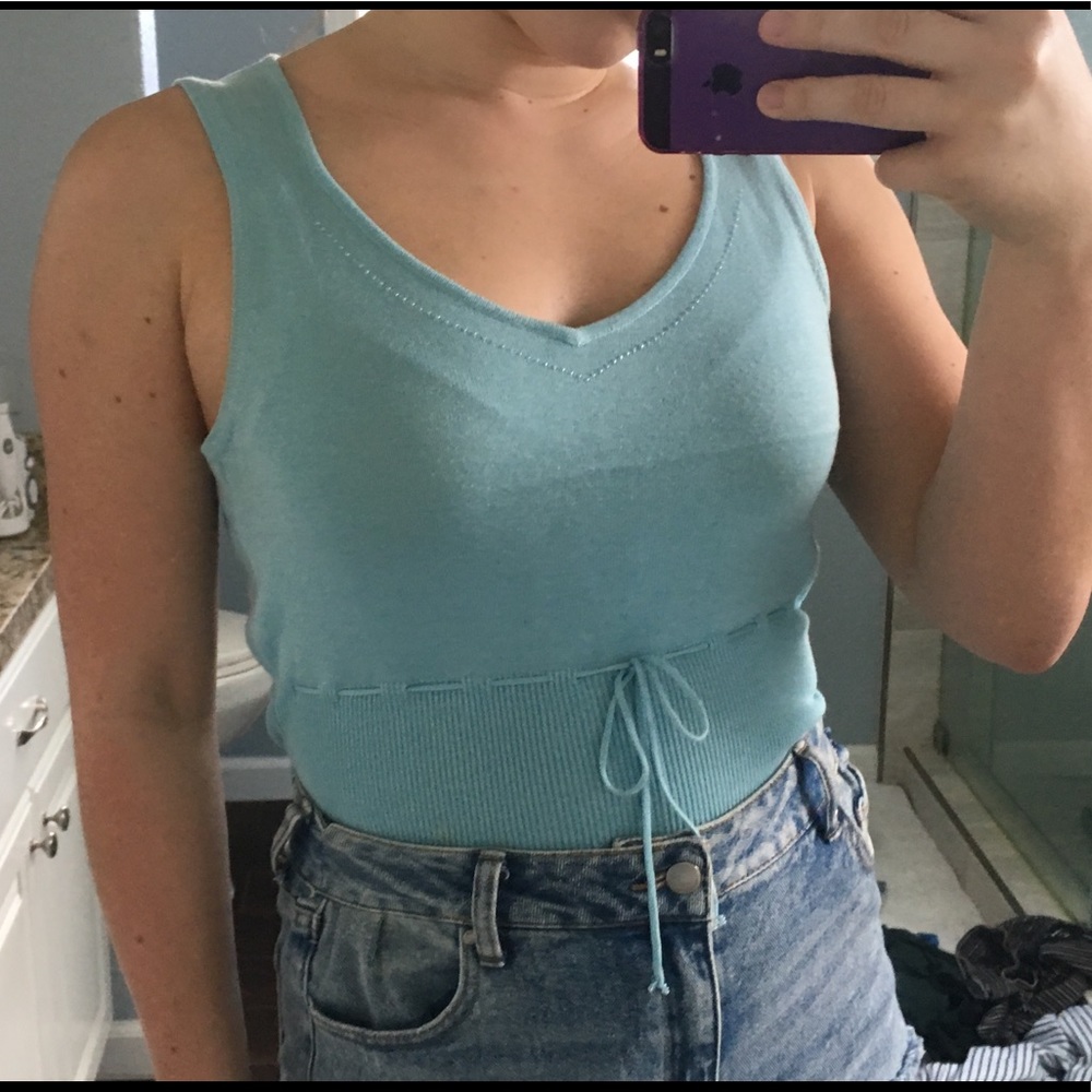 VINTAGE 90s knit tank top